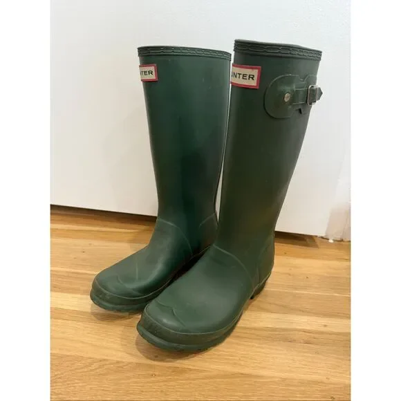 Hunter Original Matte Tall Boots Size 6 - Picture 2 of 8